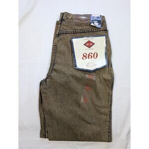 vintage Milano Bay men's denim jeans 860 Bleached Black size 36x30 Straight Fit